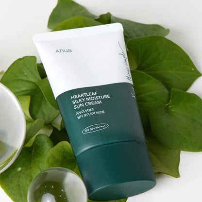 Anua | Heartleaf Silky Moisture Sun Cream SPF50+ PA++++
