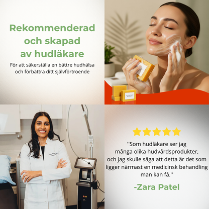 Tvål med gurkmeja, citron och kojinsyra