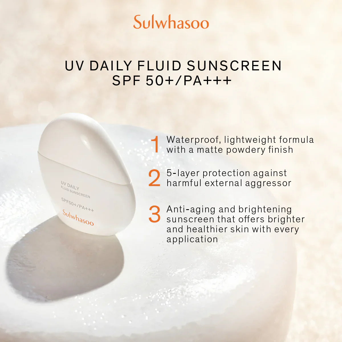 Sulwhasoo | UV Daily Fluid Sunscreen SPF50+ PA+++