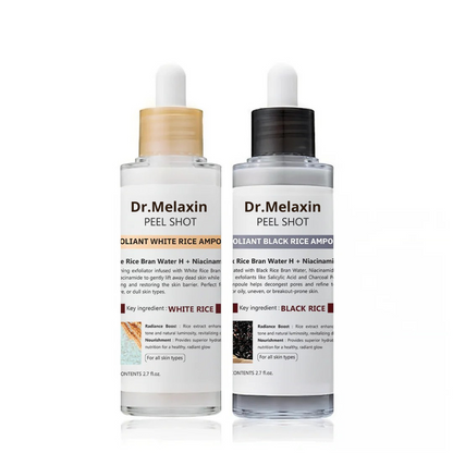 DrMelaxin Peel Shot Glow Rice Ampoule Duo